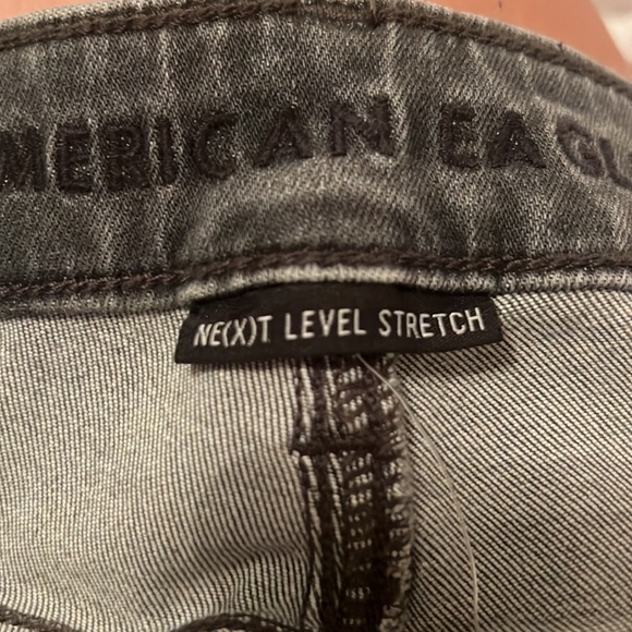 American Eagle charcoal gray jeans - Picture 2 of 3